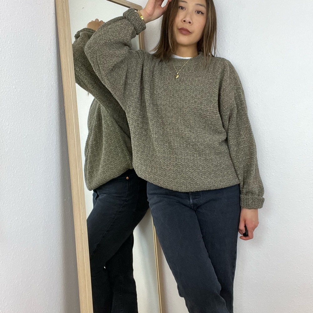 Textured Knit Sweater